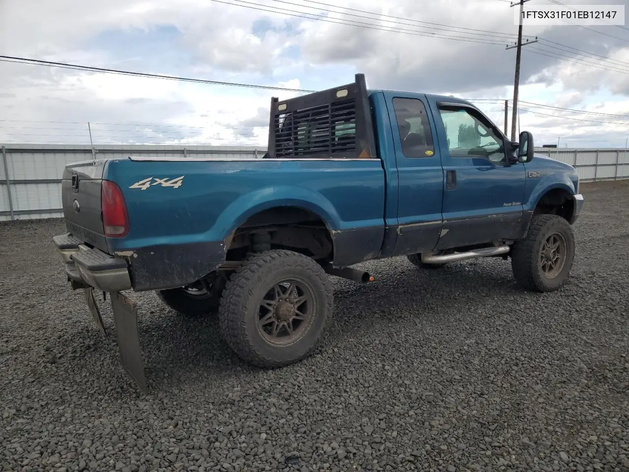 2001 Ford F350 Srw Super Duty VIN: 1FTSX31F01EB12147 Lot: 56803545