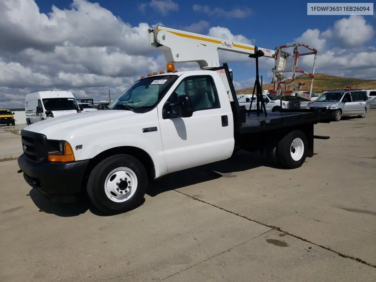 2001 Ford F350 Super Duty VIN: 1FDWF36S11EB26094 Lot: 56852115