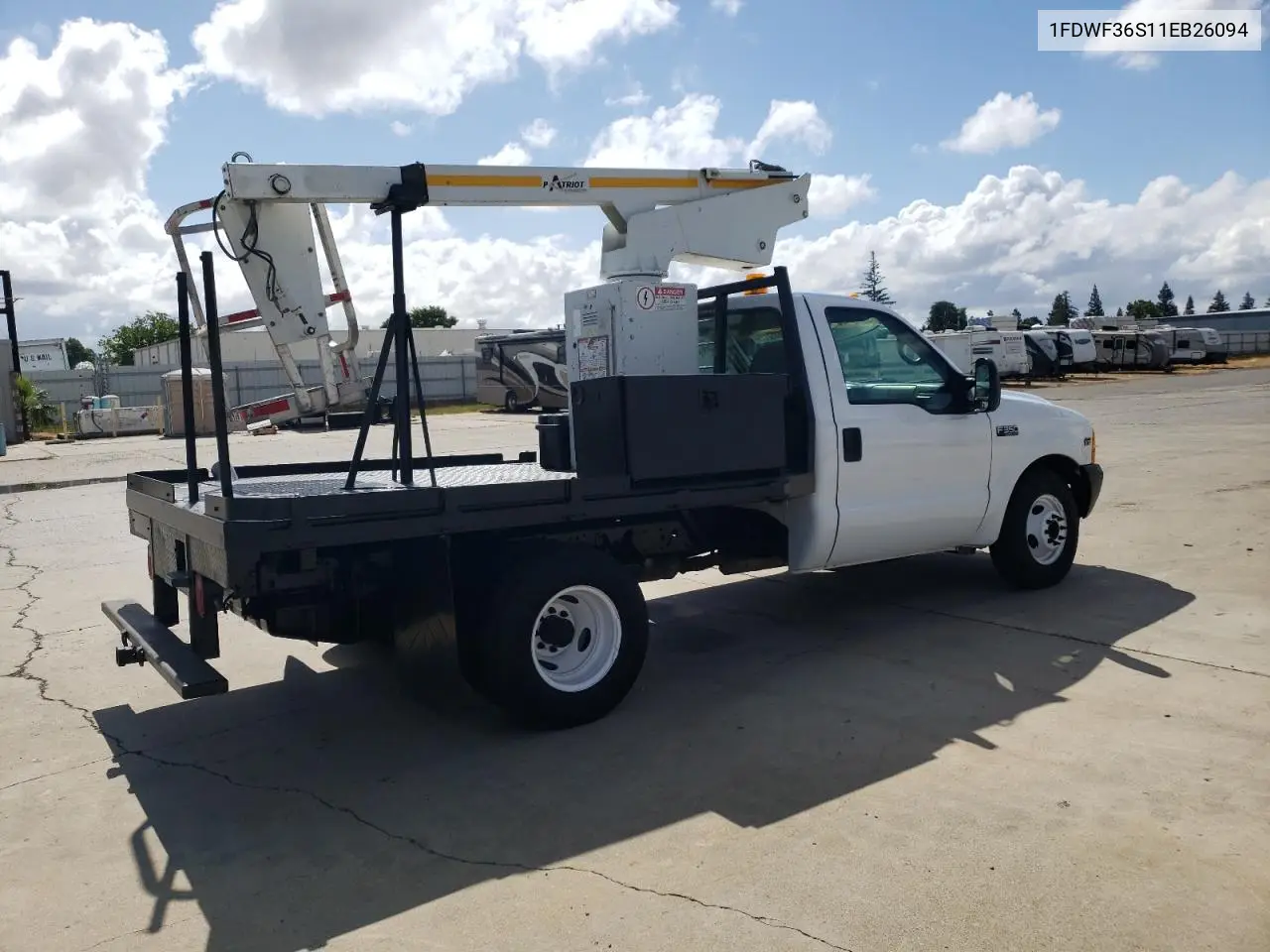 2001 Ford F350 Super Duty VIN: 1FDWF36S11EB26094 Lot: 56852115