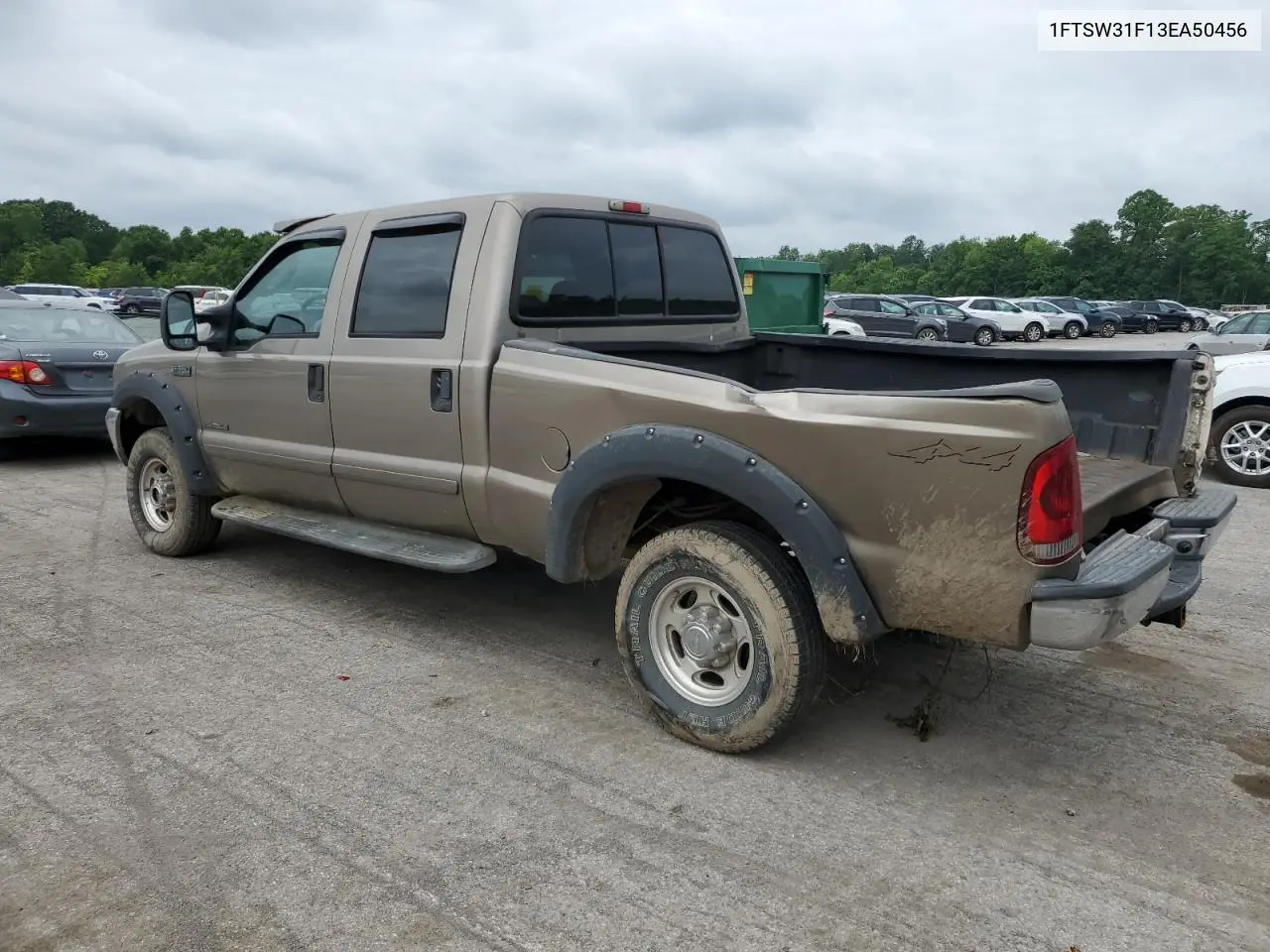 2003 Ford F350 Srw Super Duty VIN: 1FTSW31F13EA50456 Lot: 62838035