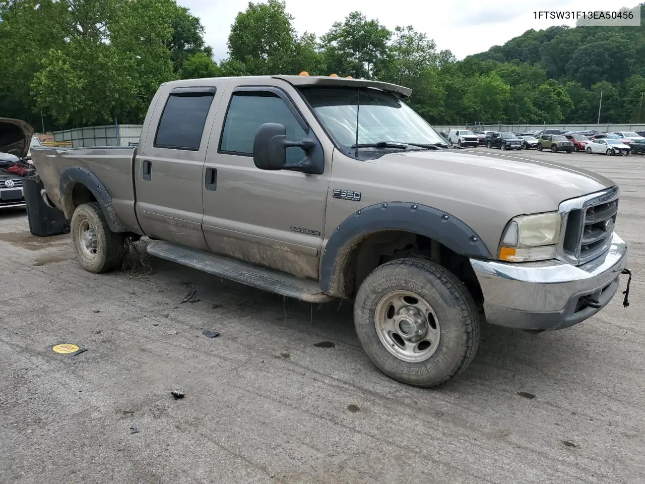 2003 Ford F350 Srw Super Duty VIN: 1FTSW31F13EA50456 Lot: 62838035