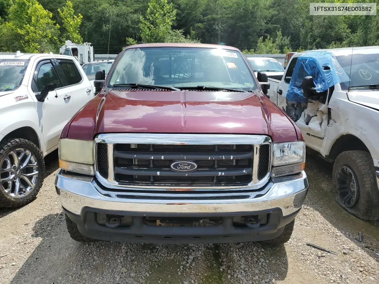 2004 Ford F350 Srw Super Duty VIN: 1FTSX31S74ED03582 Lot: 61718675