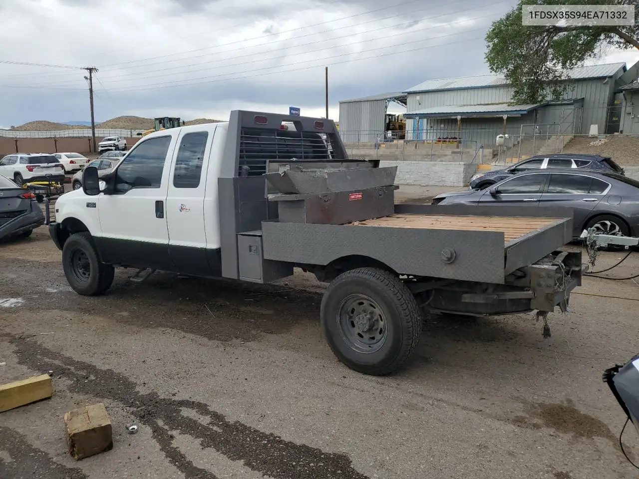 2004 Ford F350 Srw Super Duty VIN: 1FDSX35S94EA71332 Lot: 62109415