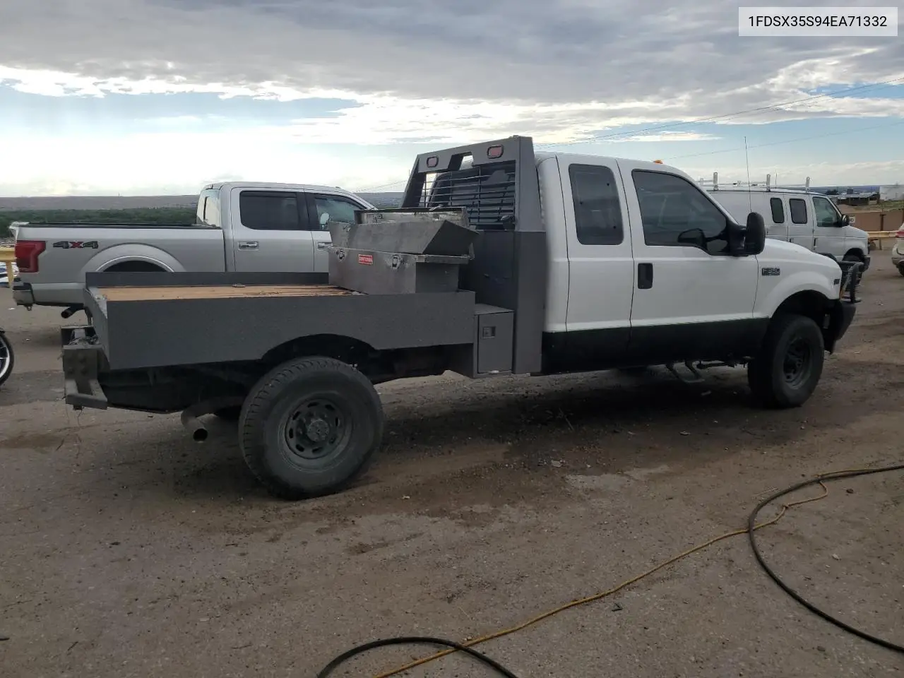 2004 Ford F350 Srw Super Duty VIN: 1FDSX35S94EA71332 Lot: 62109415