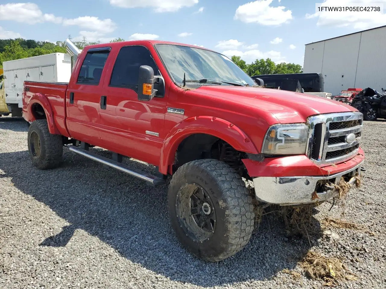 2005 Ford F350 Srw Super Duty VIN: 1FTWW31P05EC42738 Lot: 61410065