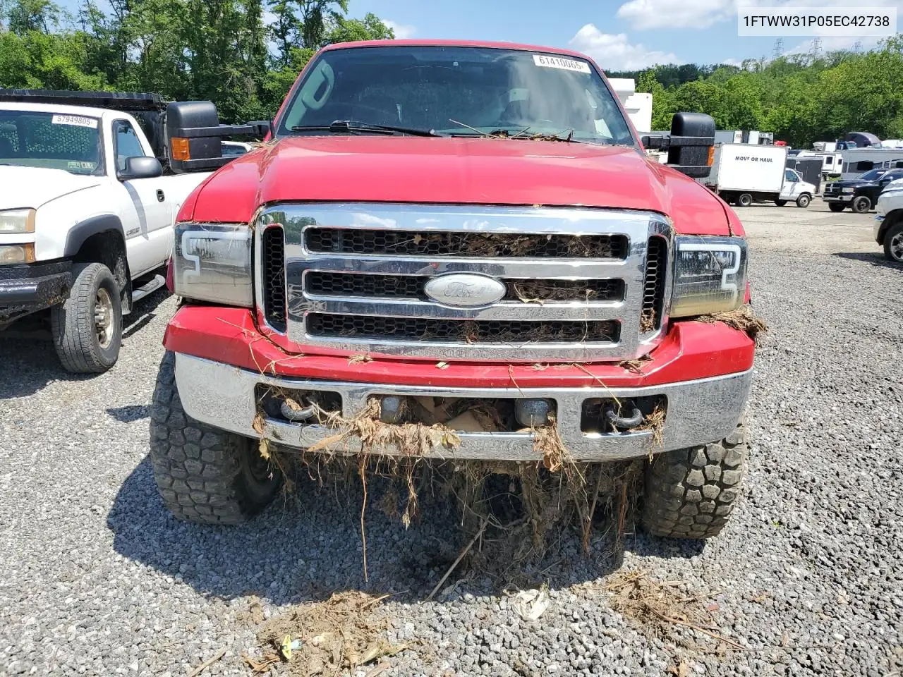 2005 Ford F350 Srw Super Duty VIN: 1FTWW31P05EC42738 Lot: 61410065