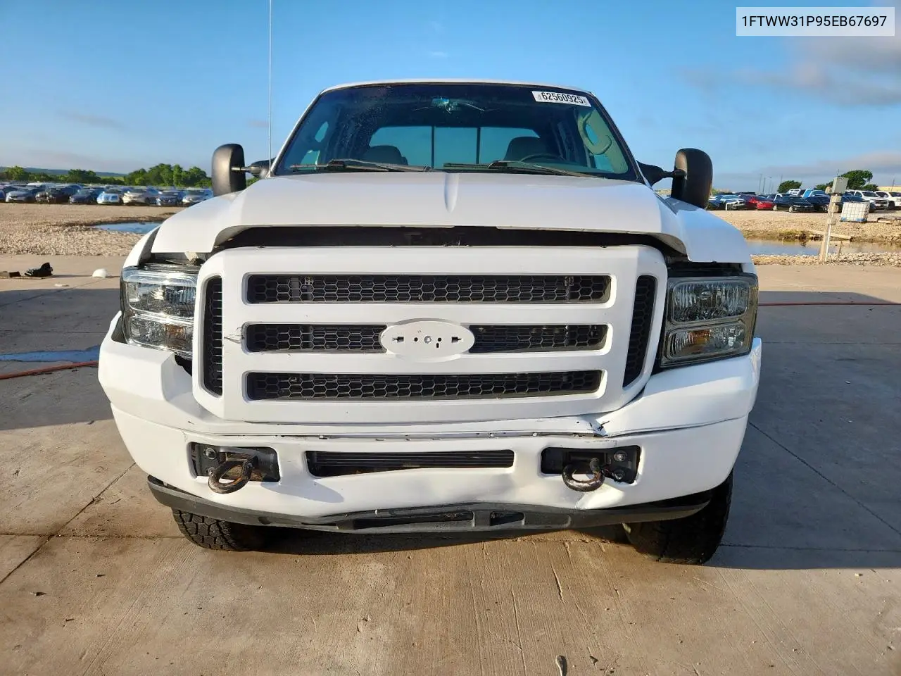 2005 Ford F350 Srw Super Duty VIN: 1FTWW31P95EB67697 Lot: 62560925