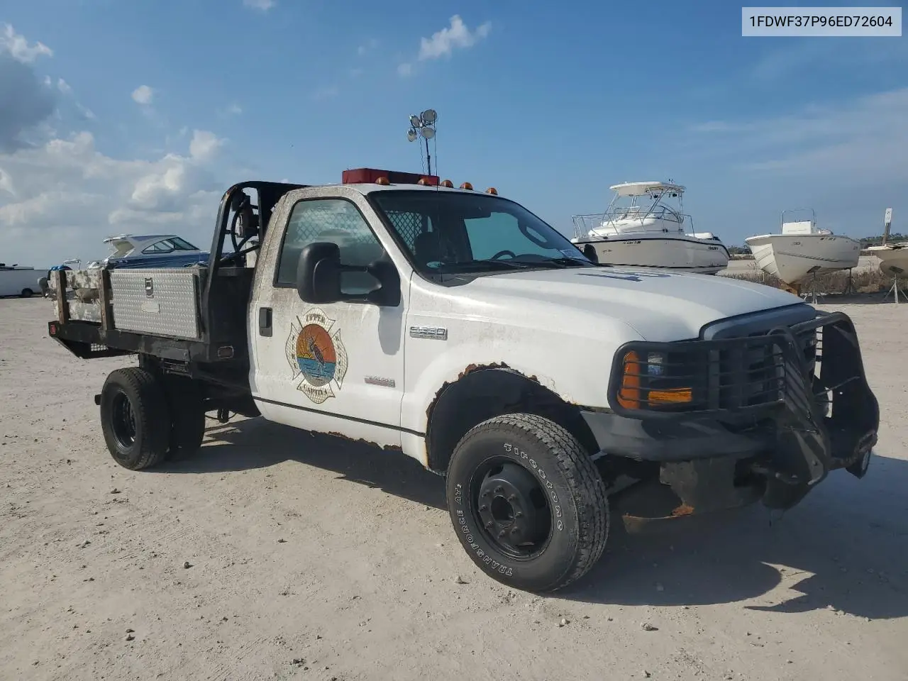 2006 Ford F350 Super Duty VIN: 1FDWF37P96ED72604 Lot: 43970015