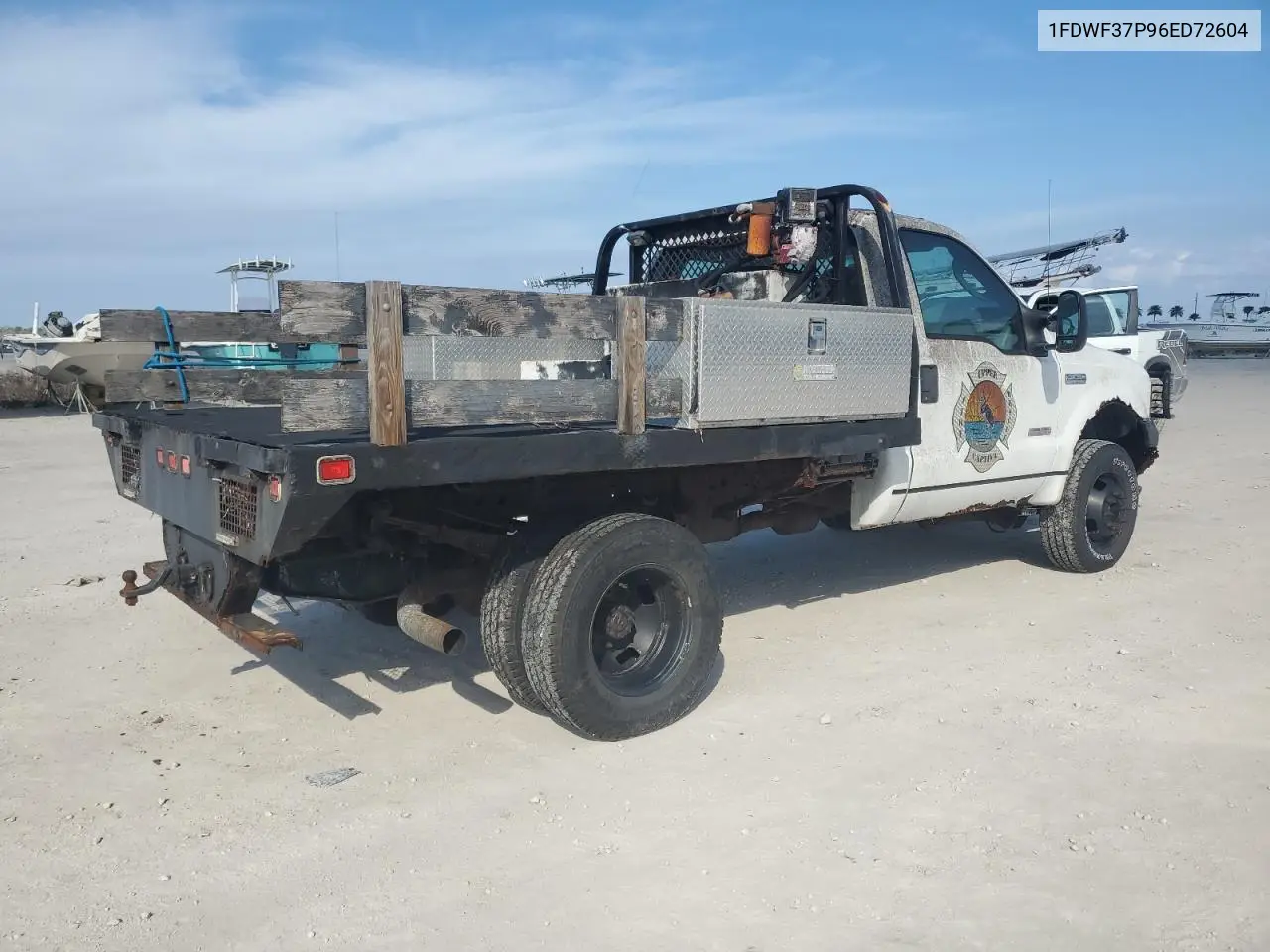 2006 Ford F350 Super Duty VIN: 1FDWF37P96ED72604 Lot: 43970015