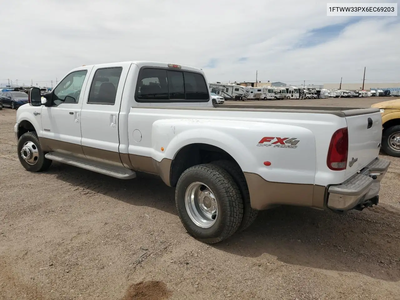 2006 Ford F350 Super Duty VIN: 1FTWW33PX6EC69203 Lot: 56181705