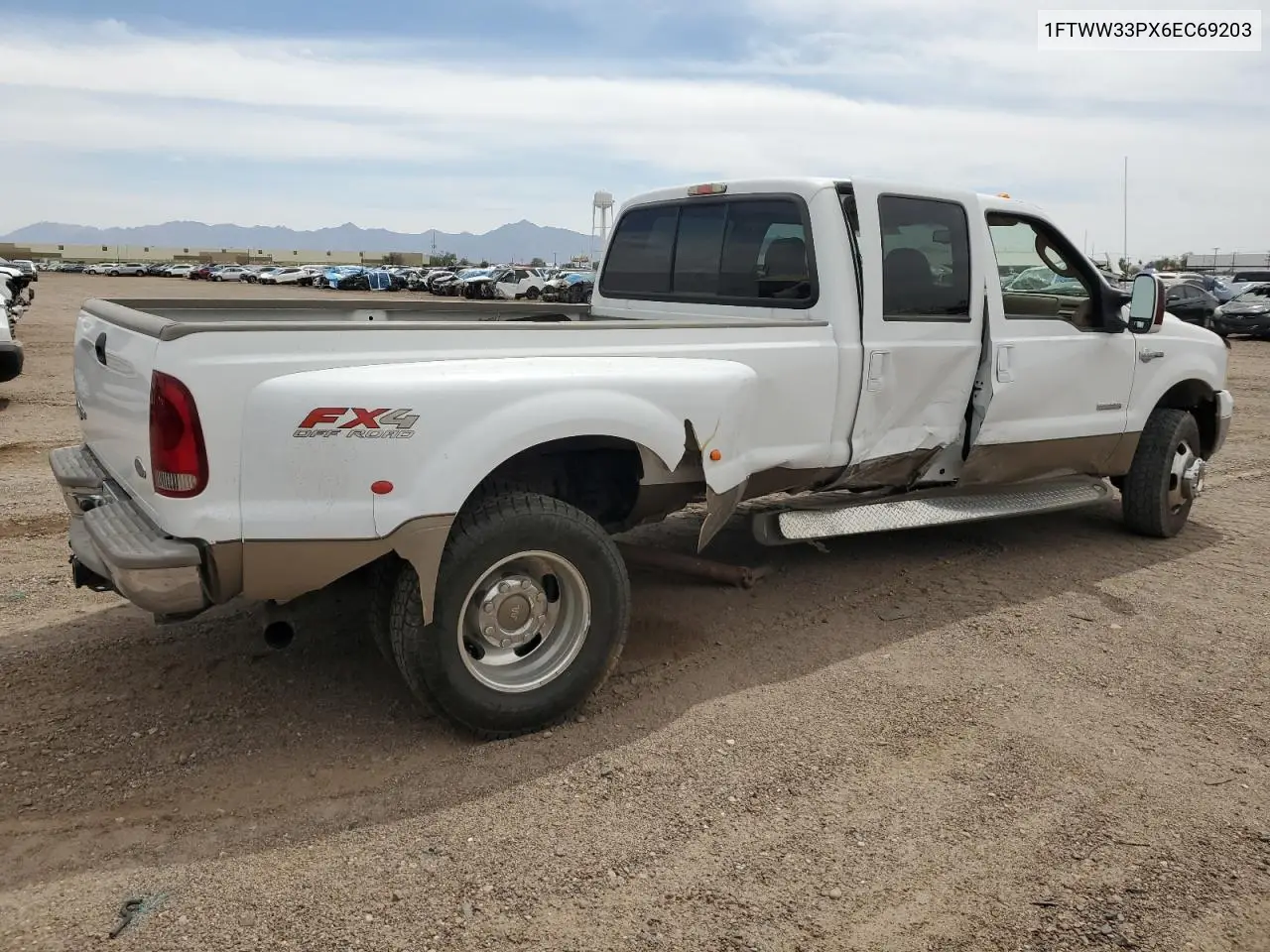 2006 Ford F350 Super Duty VIN: 1FTWW33PX6EC69203 Lot: 56181705