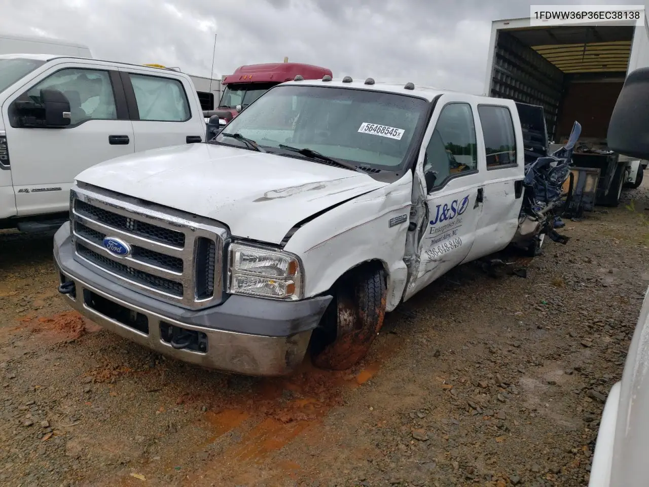 2006 Ford F350 Super Duty VIN: 1FDWW36P36EC38138 Lot: 56468545