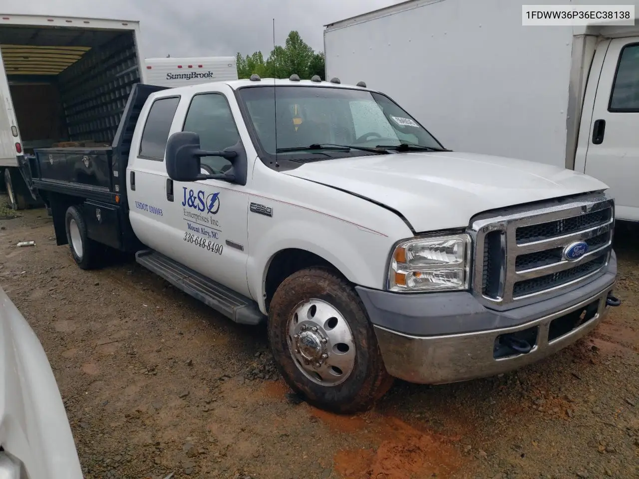 2006 Ford F350 Super Duty VIN: 1FDWW36P36EC38138 Lot: 56468545