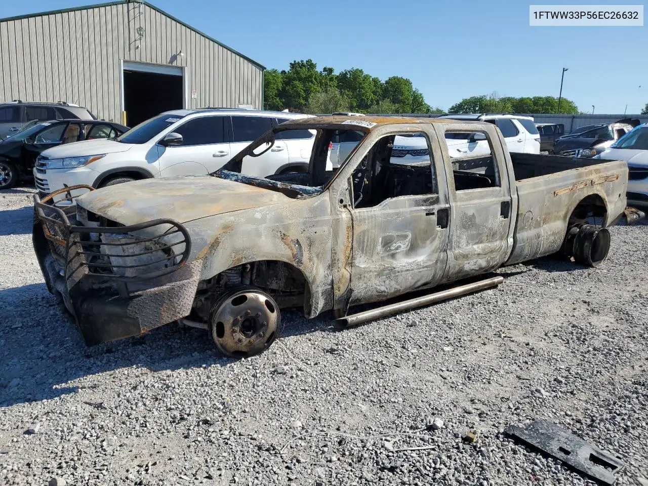 2006 Ford F350 Super Duty VIN: 1FTWW33P56EC26632 Lot: 58146775