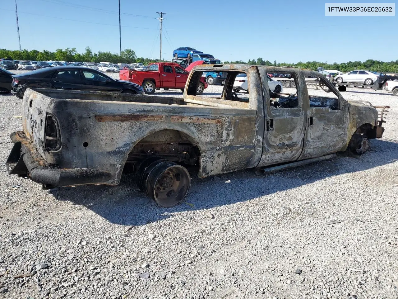 2006 Ford F350 Super Duty VIN: 1FTWW33P56EC26632 Lot: 58146775