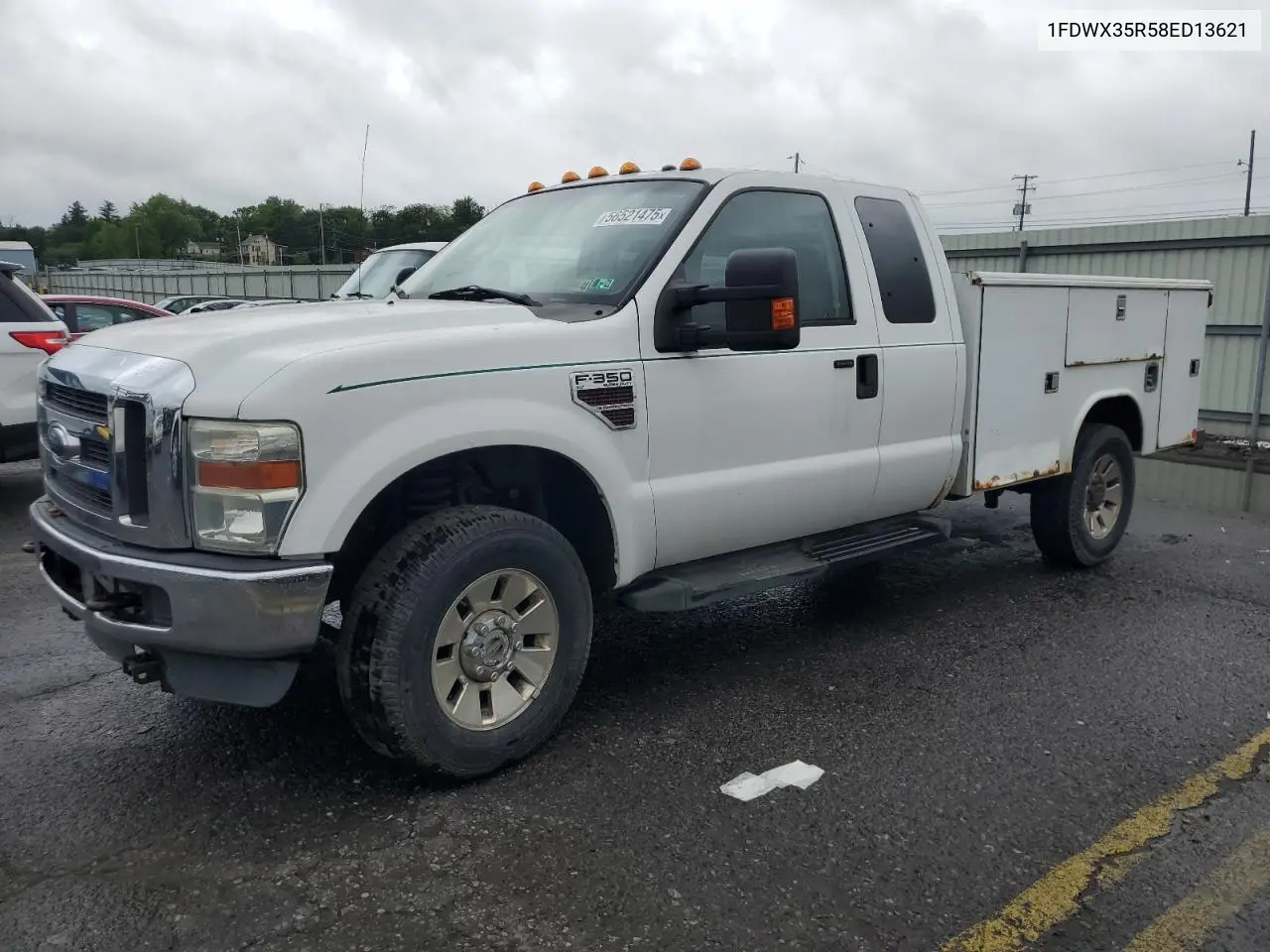 2008 Ford F350 Srw Super Duty VIN: 1FDWX35R58ED13621 Lot: 56521475
