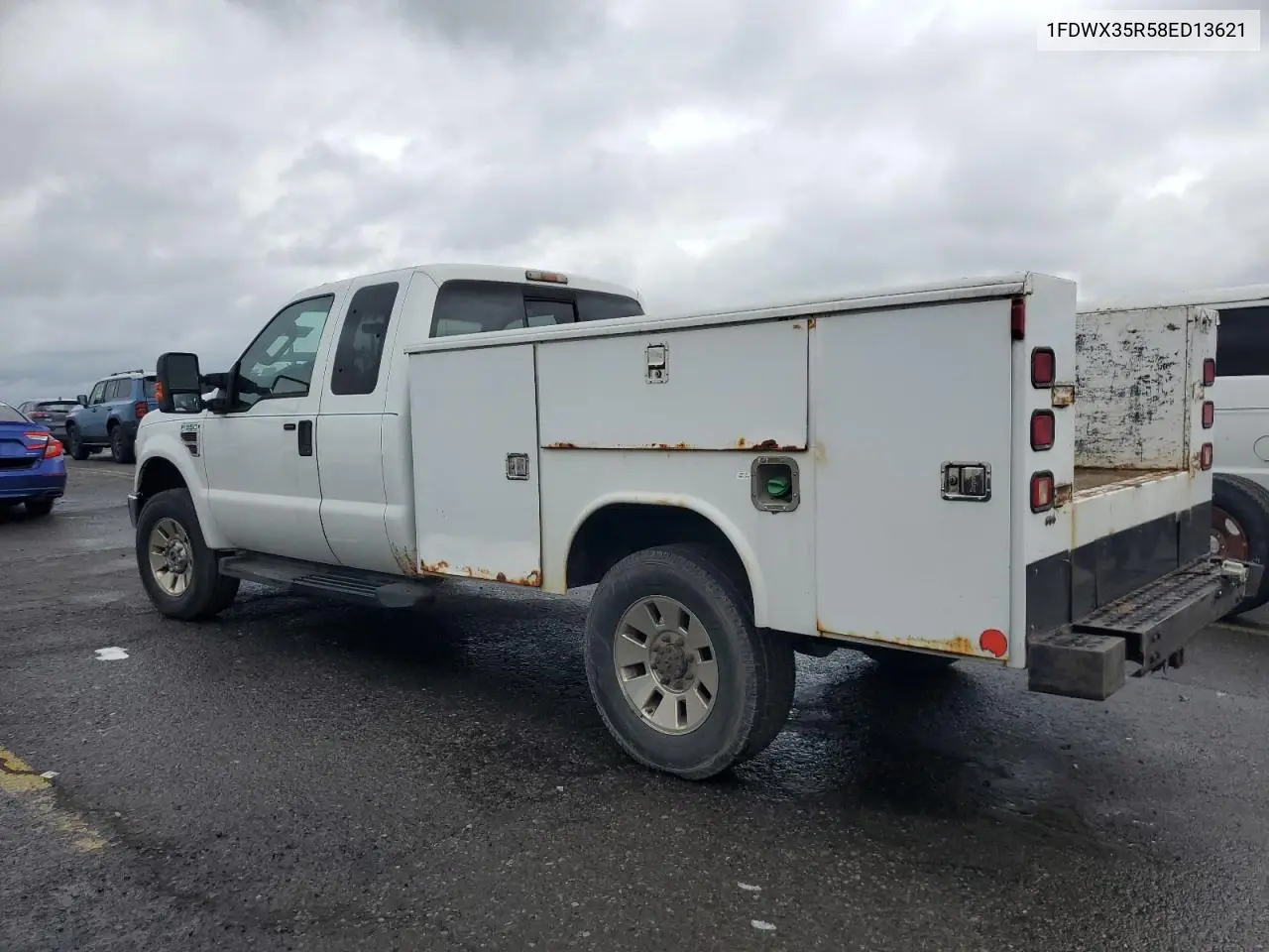 2008 Ford F350 Srw Super Duty VIN: 1FDWX35R58ED13621 Lot: 56521475