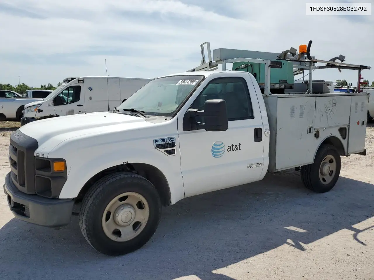 2008 Ford F350 Srw Super Duty VIN: 1FDSF30528EC32792 Lot: 56824265
