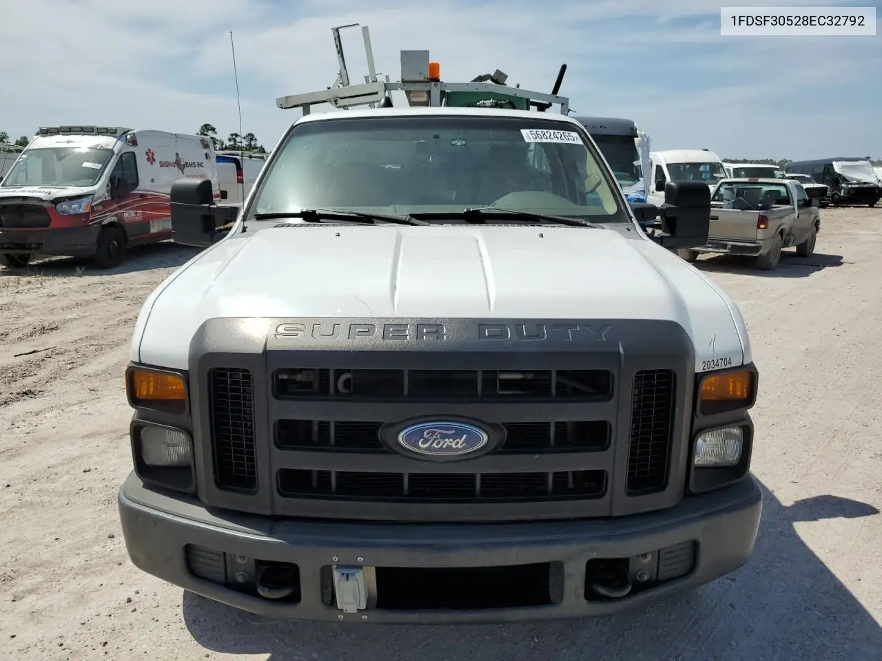 2008 Ford F350 Srw Super Duty VIN: 1FDSF30528EC32792 Lot: 56824265