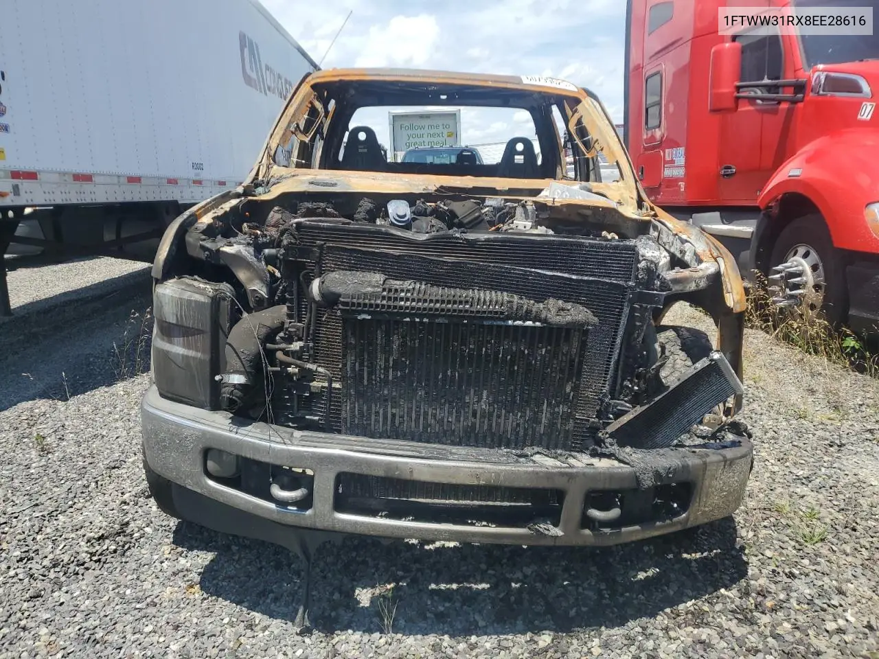 2008 Ford F350 Srw Super Duty VIN: 1FTWW31RX8EE28616 Lot: 60799625