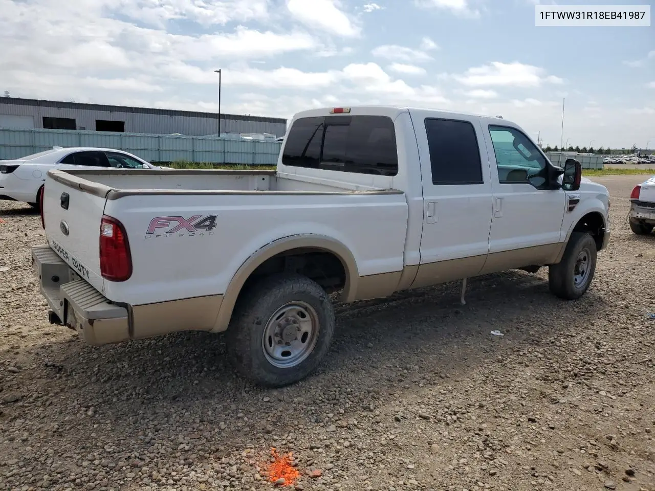 2008 Ford F350 Srw Super Duty VIN: 1FTWW31R18EB41987 Lot: 61446885