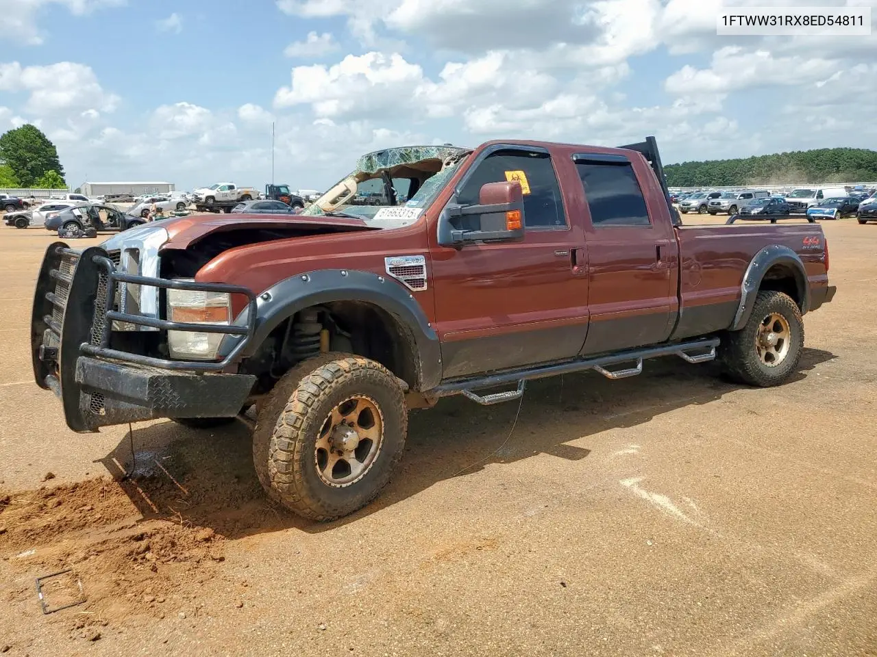 2008 Ford F350 Srw Super Duty VIN: 1FTWW31RX8ED54811 Lot: 61663315