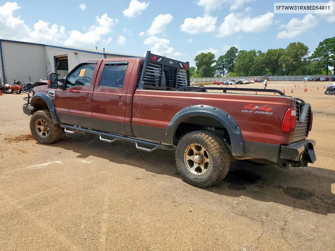 2008 Ford F350 Srw Super Duty VIN: 1FTWW31RX8ED54811 Lot: 61663315