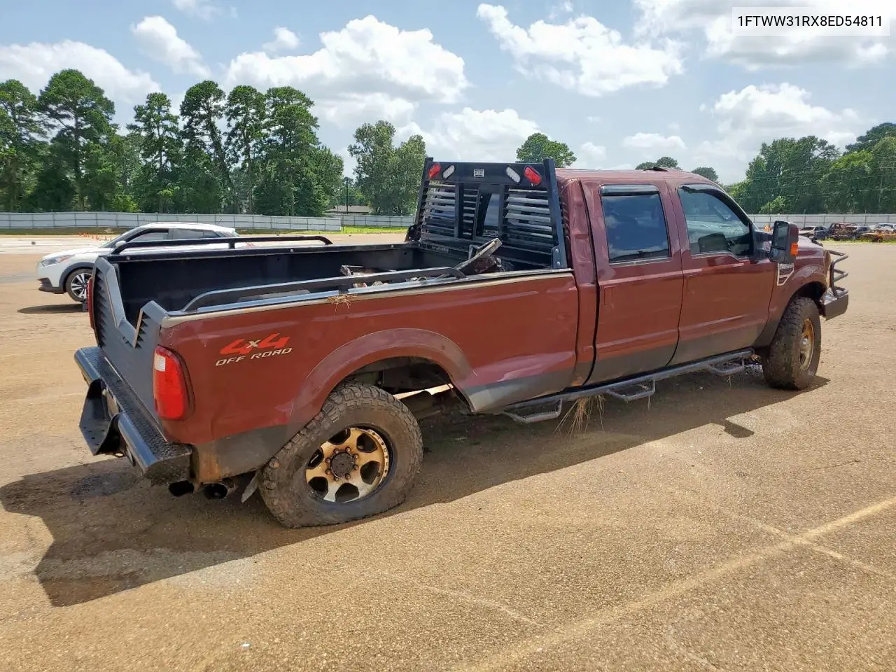2008 Ford F350 Srw Super Duty VIN: 1FTWW31RX8ED54811 Lot: 61663315
