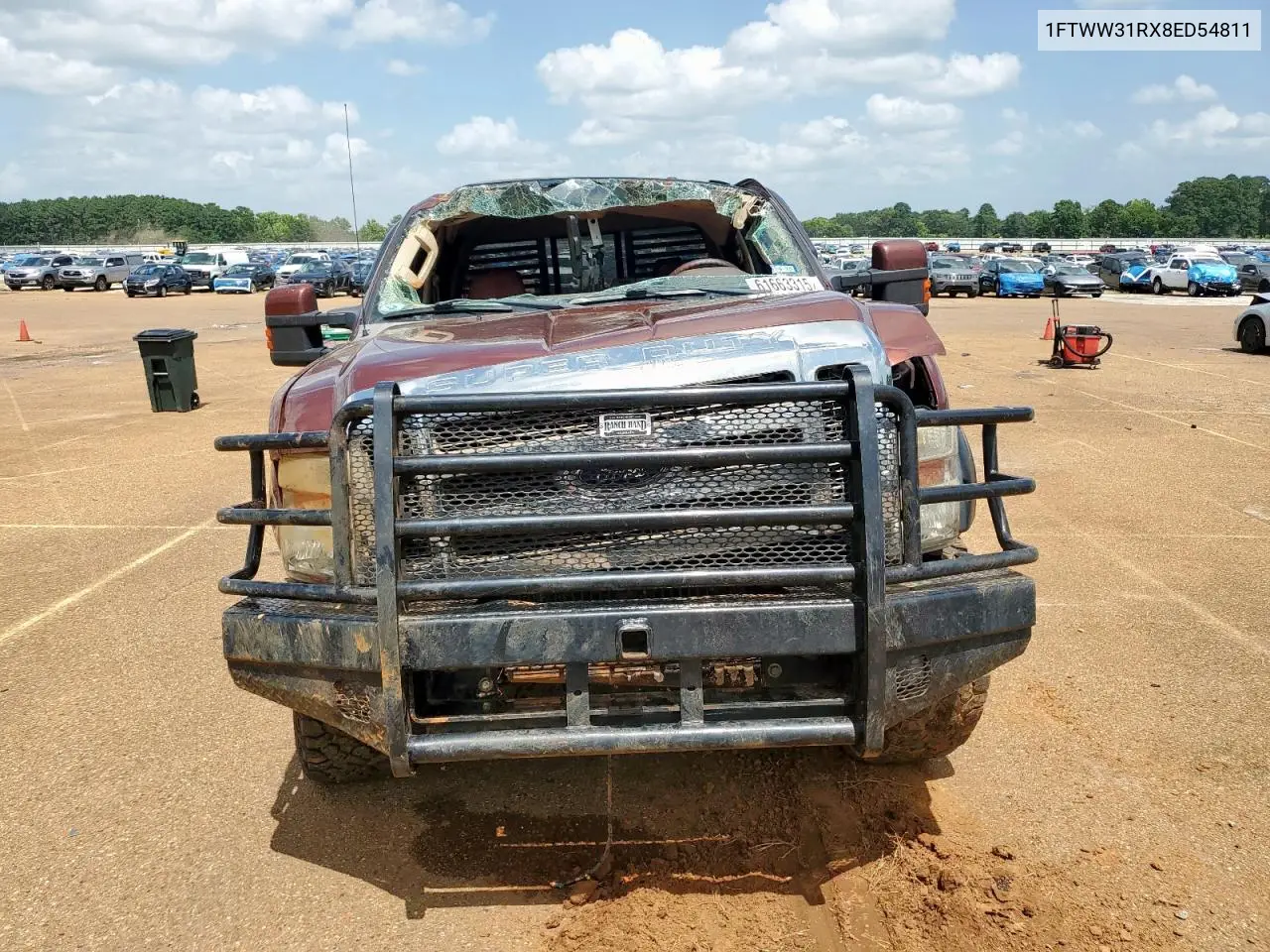 2008 Ford F350 Srw Super Duty VIN: 1FTWW31RX8ED54811 Lot: 61663315