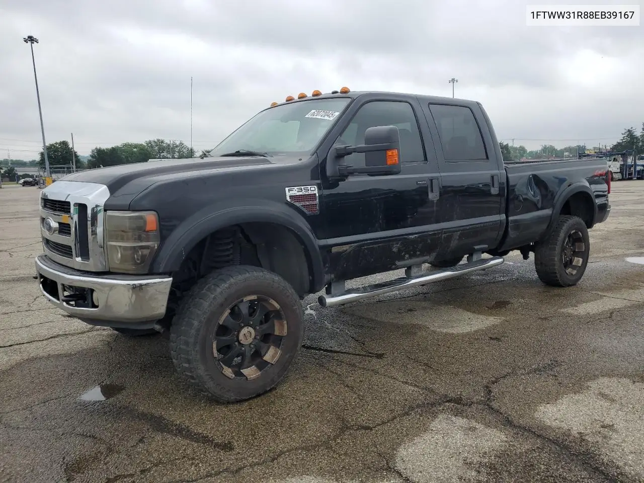 2008 Ford F350 Srw Super Duty VIN: 1FTWW31R88EB39167 Lot: 62072045