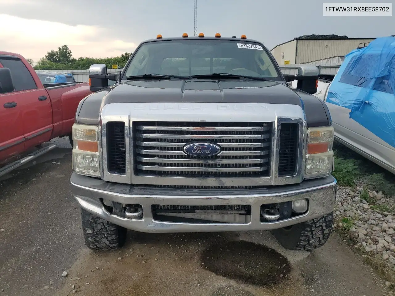 2008 Ford F350 Srw Super Duty VIN: 1FTWW31RX8EE58702 Lot: 62327145