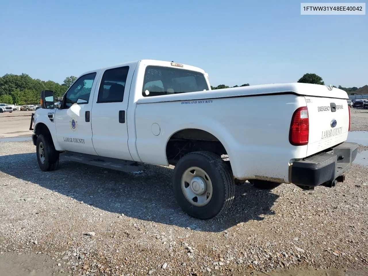 2008 Ford F350 Srw Super Duty VIN: 1FTWW31Y48EE40042 Lot: 62585845