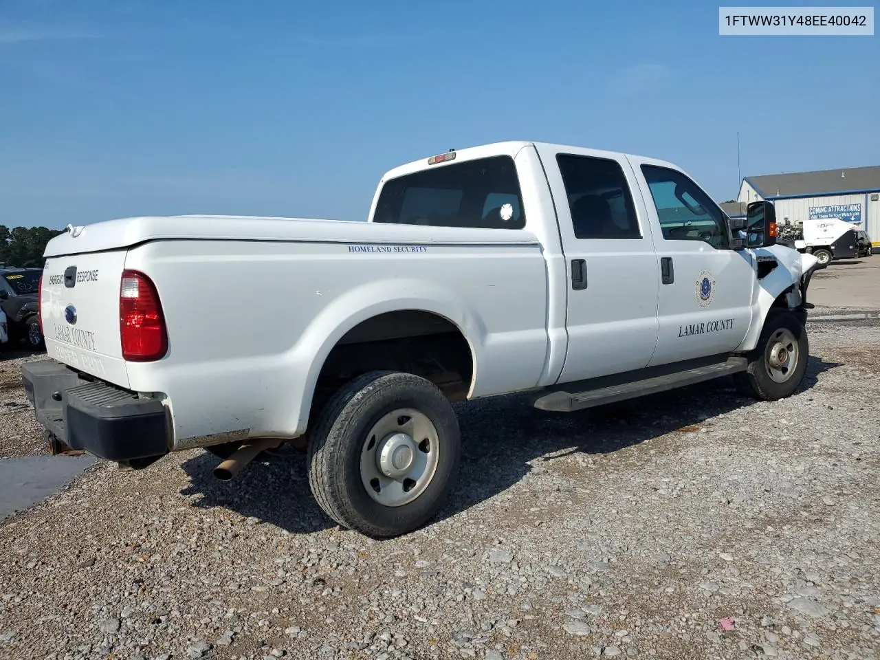 2008 Ford F350 Srw Super Duty VIN: 1FTWW31Y48EE40042 Lot: 62585845