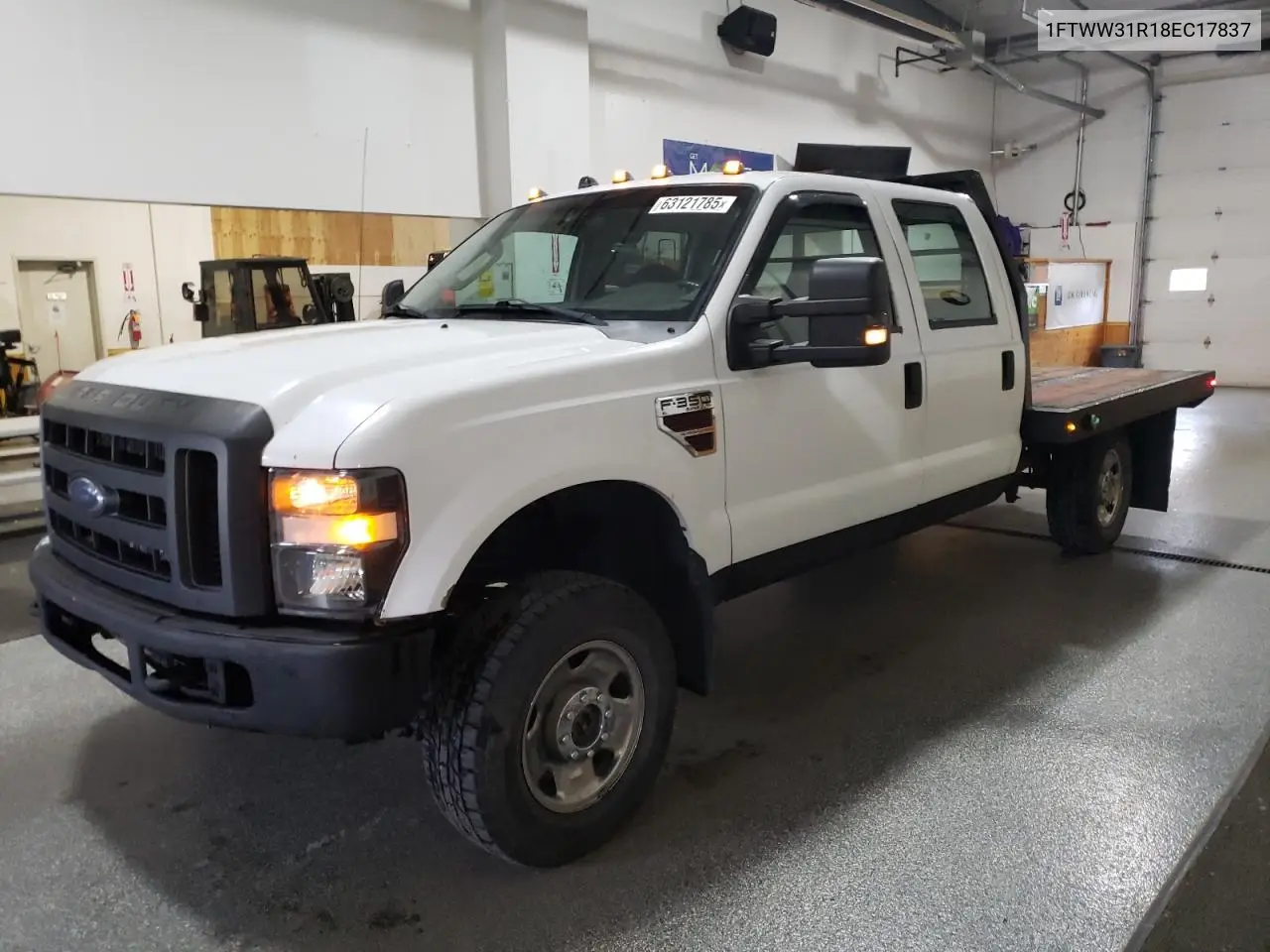 2008 Ford F350 Srw Super Duty VIN: 1FTWW31R18EC17837 Lot: 63121785