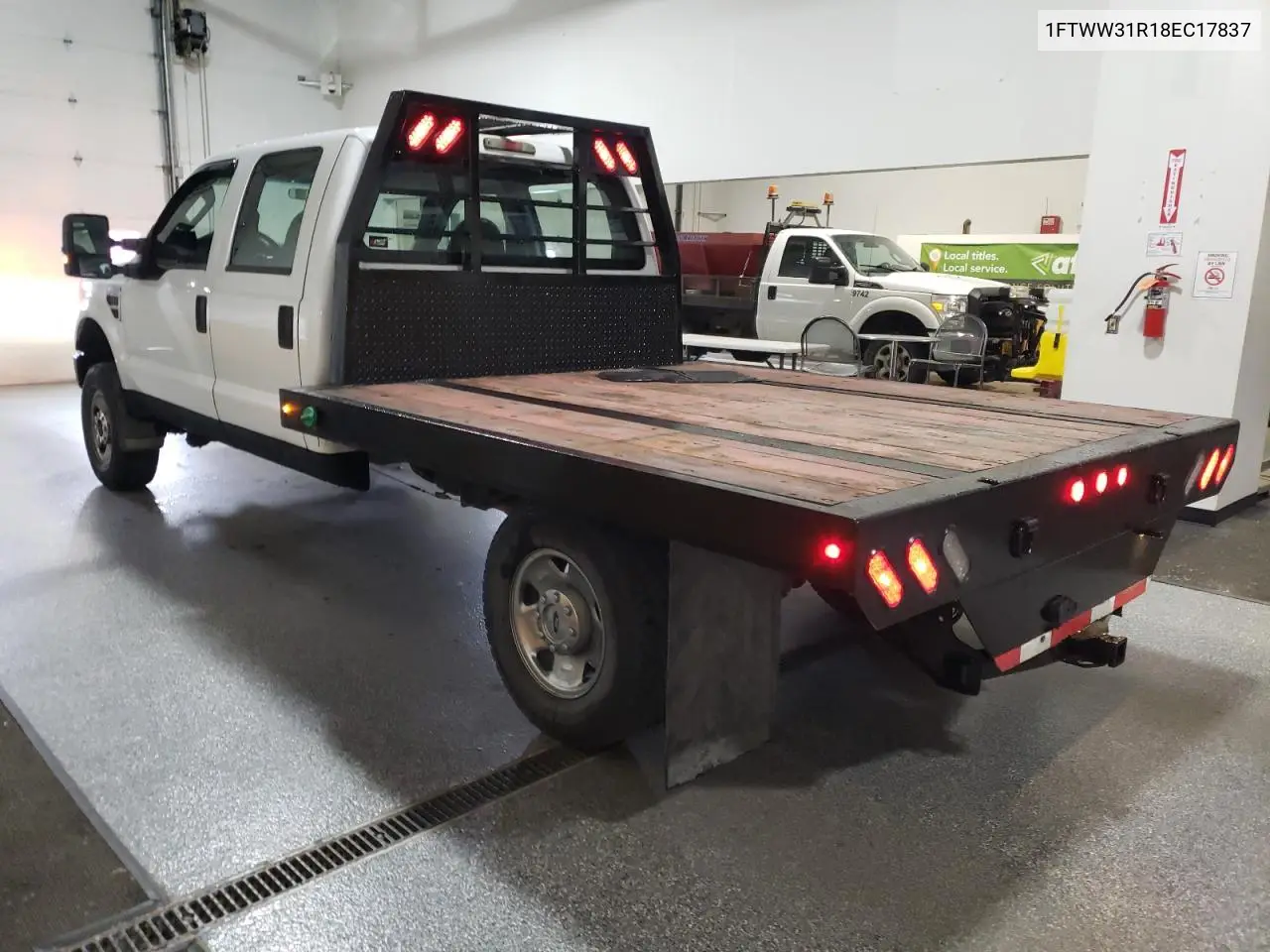 2008 Ford F350 Srw Super Duty VIN: 1FTWW31R18EC17837 Lot: 63121785