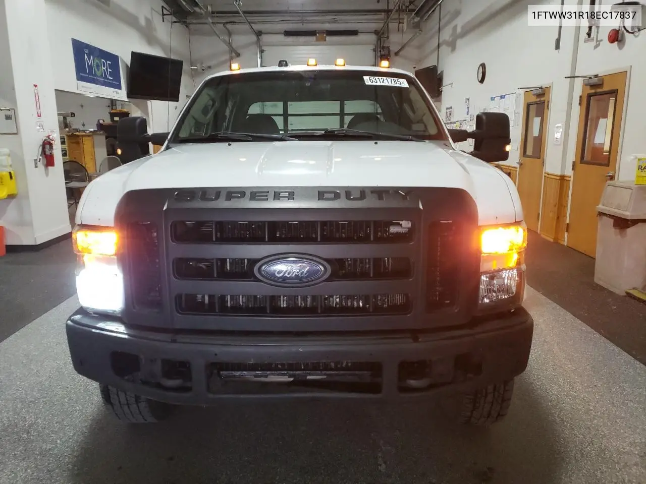 2008 Ford F350 Srw Super Duty VIN: 1FTWW31R18EC17837 Lot: 63121785