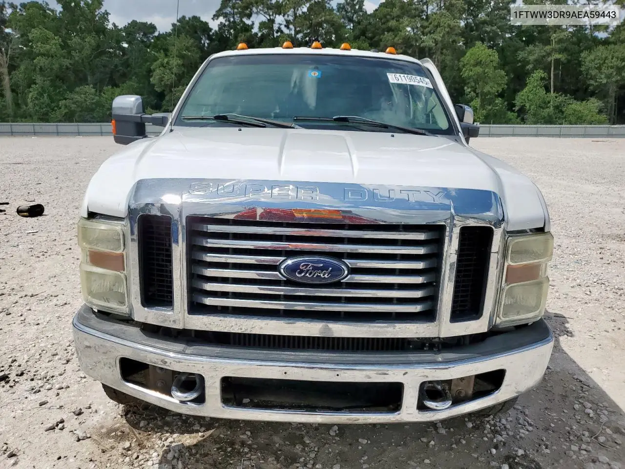 2010 Ford F350 Super Duty VIN: 1FTWW3DR9AEA59443 Lot: 61190545