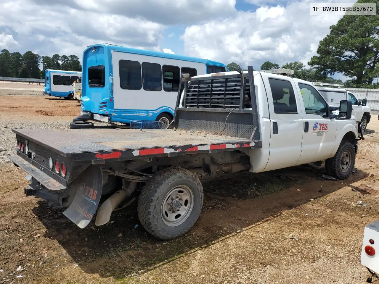 2011 Ford F350 Super Duty VIN: 1FT8W3BT5BEB57670 Lot: 56238915