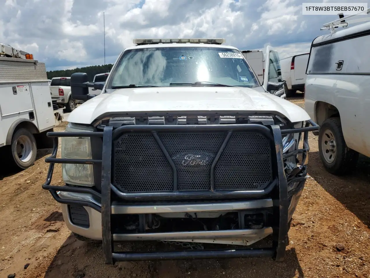 2011 Ford F350 Super Duty VIN: 1FT8W3BT5BEB57670 Lot: 56238915