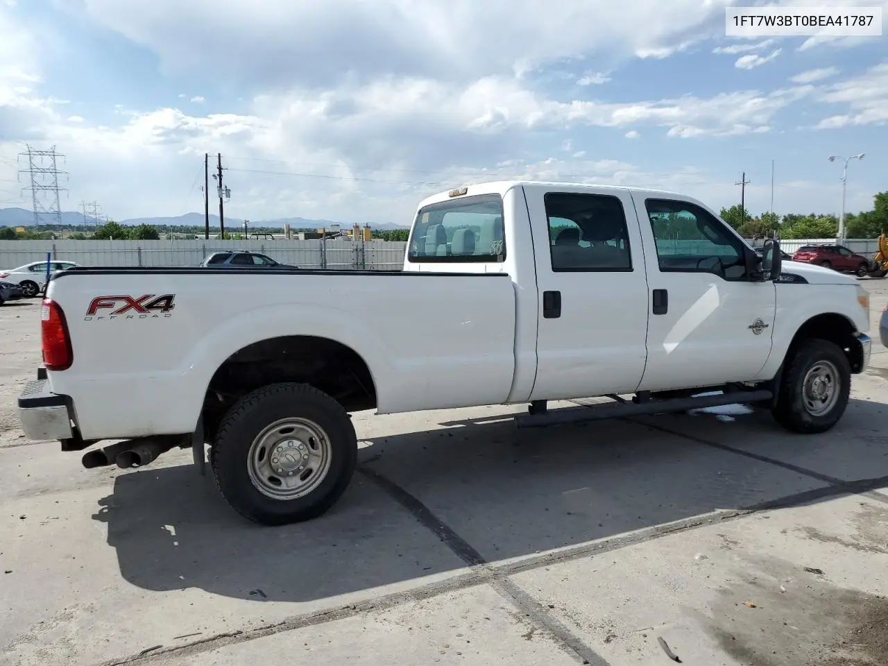 2011 Ford F350 Super Duty VIN: 1FT7W3BT0BEA41787 Lot: 62954785