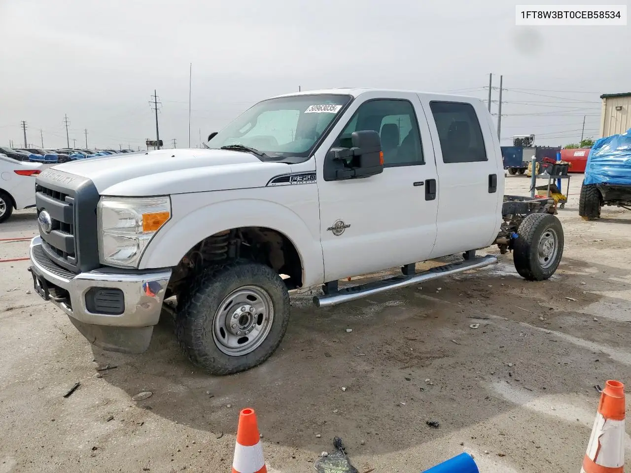 2012 Ford F350 Super Duty VIN: 1FT8W3BT0CEB58534 Lot: 50963035