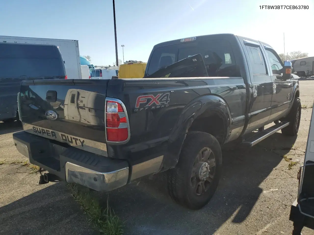 2012 Ford F350 Super Duty VIN: 1FT8W3BT7CEB63780 Lot: 54725715