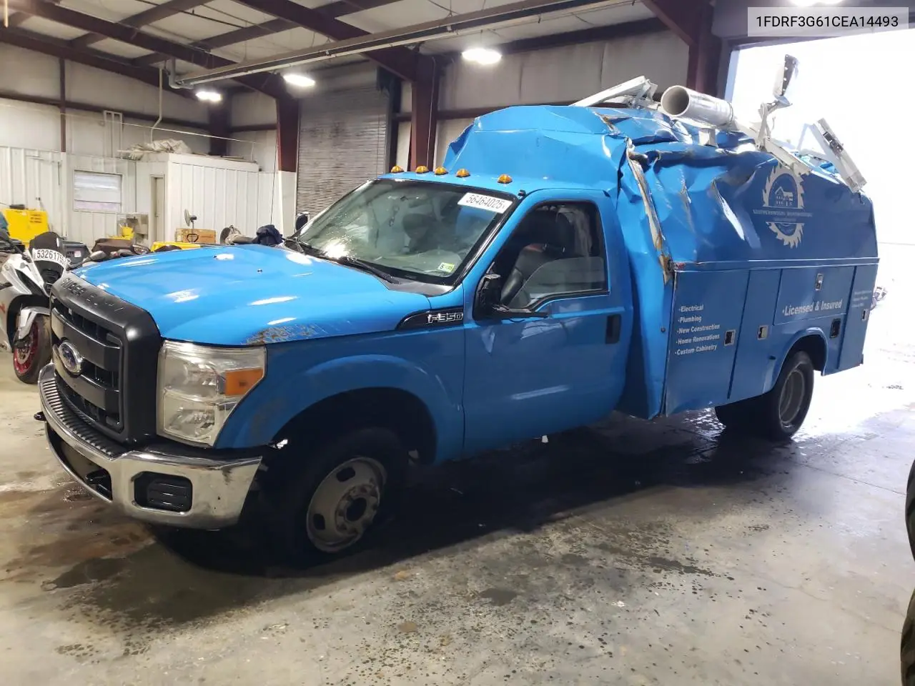 2012 Ford F350 Super Duty VIN: 1FDRF3G61CEA14493 Lot: 56464025