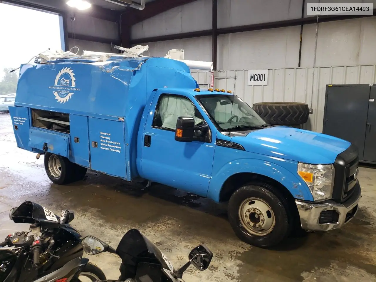 2012 Ford F350 Super Duty VIN: 1FDRF3G61CEA14493 Lot: 56464025