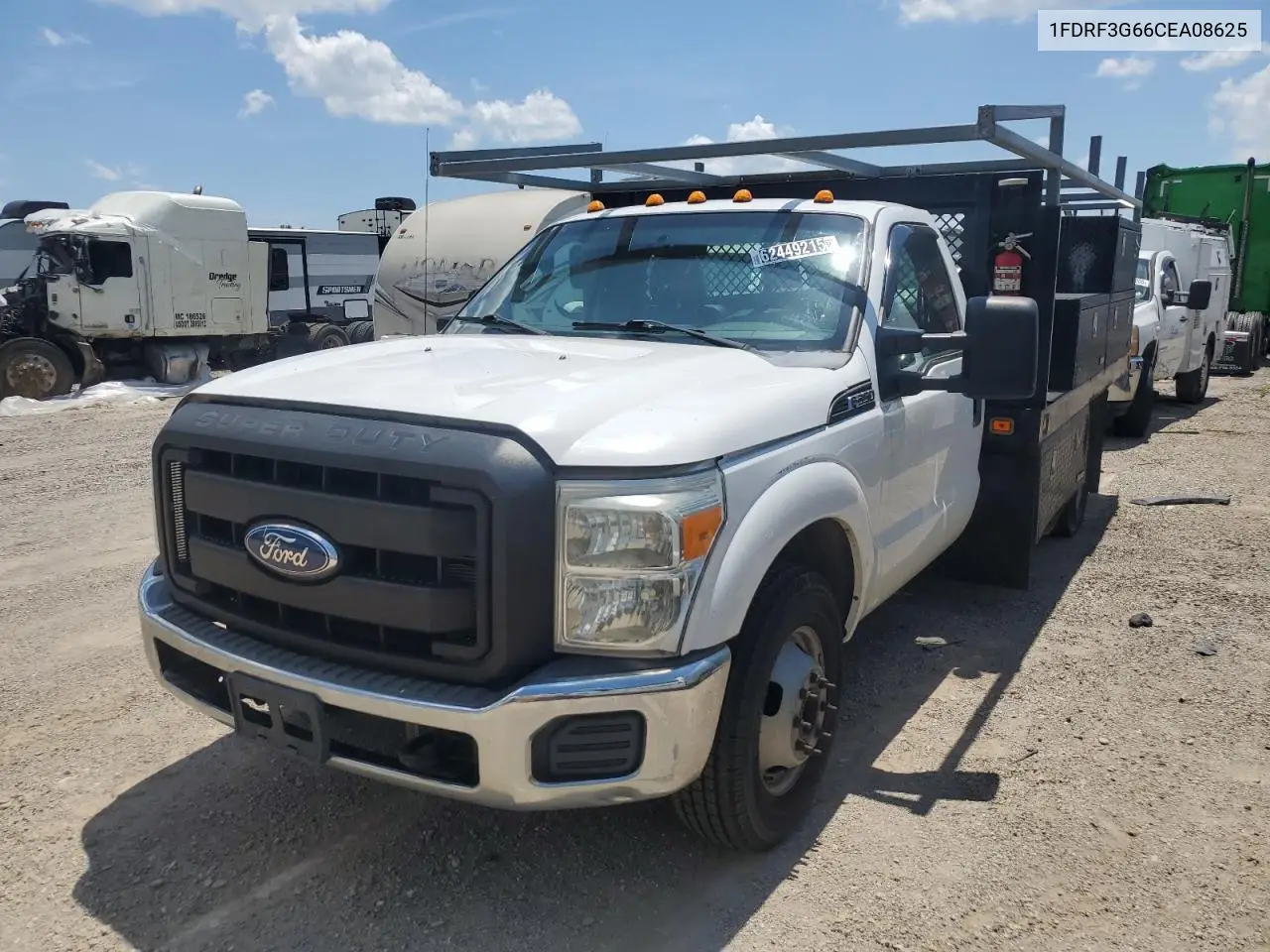 2012 Ford F350 Super Duty VIN: 1FDRF3G66CEA08625 Lot: 62449215
