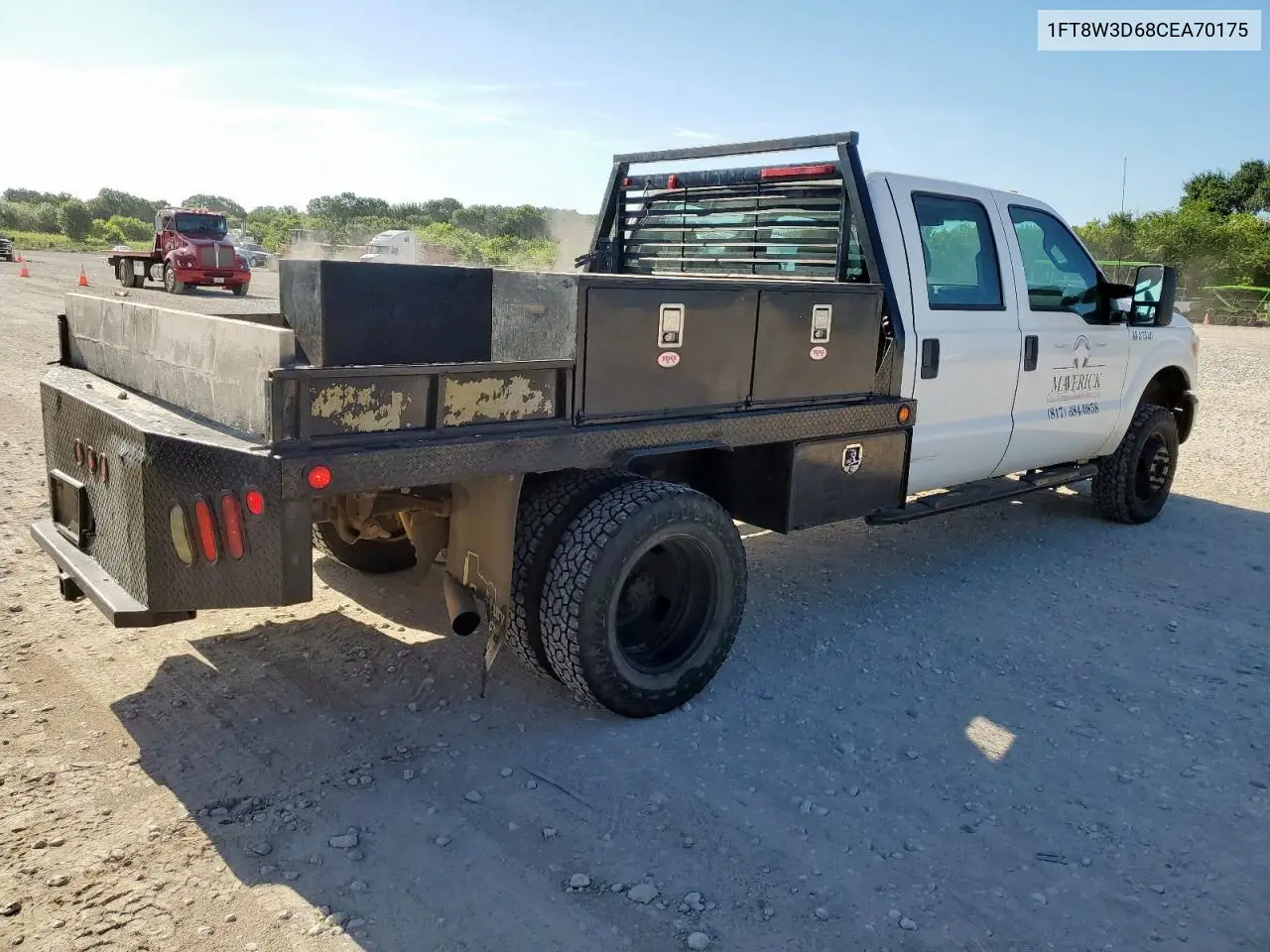 2012 Ford F350 Super Duty VIN: 1FT8W3D68CEA70175 Lot: 62771095