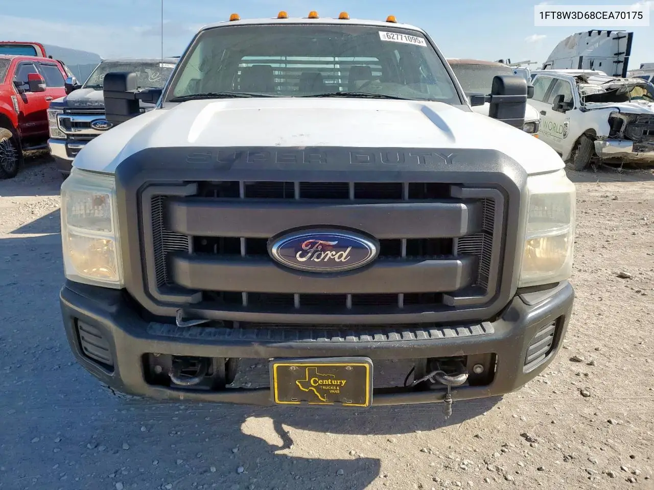 2012 Ford F350 Super Duty VIN: 1FT8W3D68CEA70175 Lot: 62771095