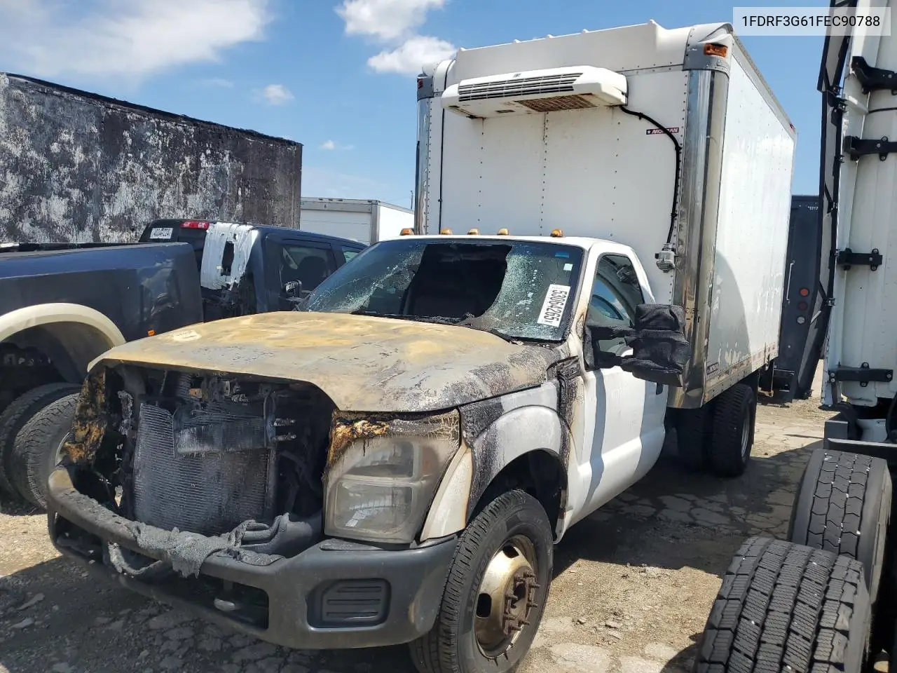 2015 Ford F350 Super Duty VIN: 1FDRF3G61FEC90788 Lot: 53064265
