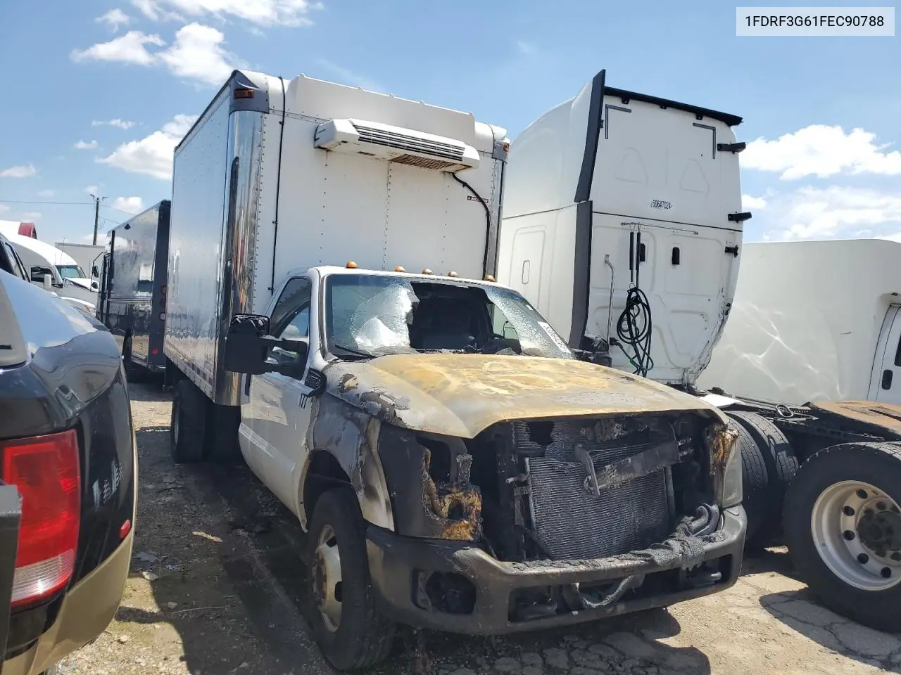 2015 Ford F350 Super Duty VIN: 1FDRF3G61FEC90788 Lot: 53064265