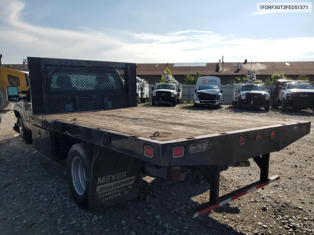 2015 Ford F350 Super Duty VIN: 1FDRF3GT3FED51371 Lot: 56567735